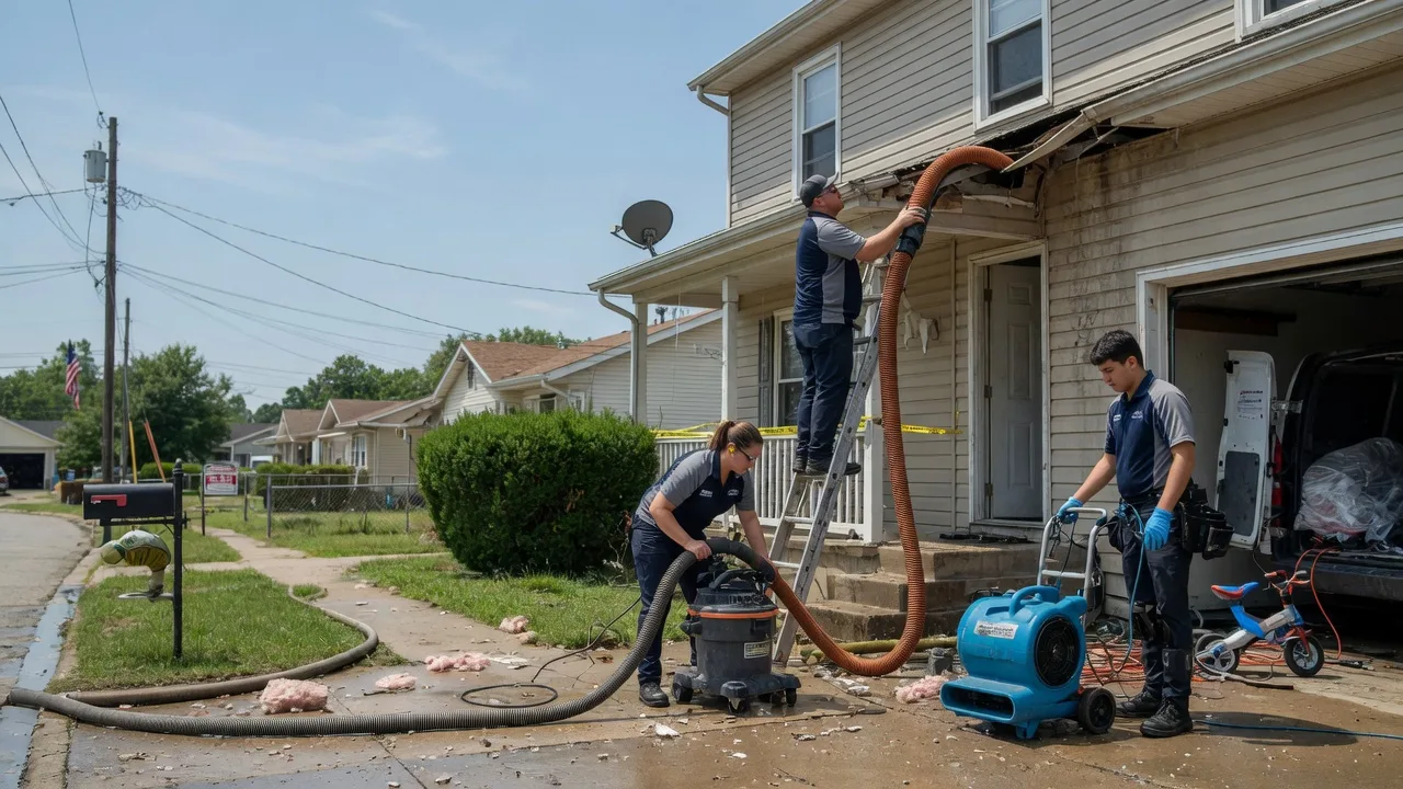 Water Damage Restoration in Slovan, PA near me